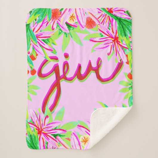 クリスマスリーフ与え-  シェルパブランケット (正面)