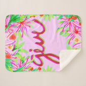 クリスマスリーフ与え-  シェルパブランケット (正面(横))