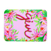 クリスマスリーフ与え-  マグネット (横)