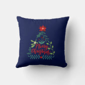 クリスマスリーフ葉の数 クッション (裏面)