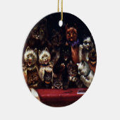 クリスマスルイWainのための劇場の猫 セラミックオーナメント (右)