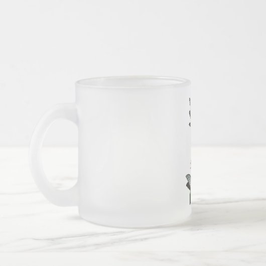 クリスマスルビーを使ったハミングバード フロストグラスマグカップ (左)