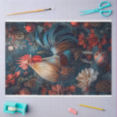 クリスマスルースターの切り離し 薄葉紙 (クラフト)