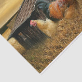 クリスマスルースター鶏バーンクープファーム 薄葉紙 (詳細)