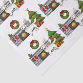 クリスマスルームにイングリッシュクリームゴールデンレトリバー 薄葉紙 (詳細)