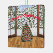 クリスマスルームメタルオーナメント セラミックオーナメント (左)