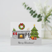 クリスマスルーム&文字のトリコラーカバリエ ポストカード (スタンド正面)