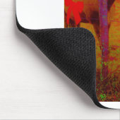 クリスマスレインボーホース マウスパッド (コーナー)