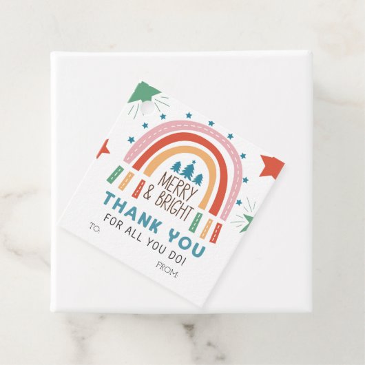 クリスマスレインボーメリーとブライト フェイバータグ (インサイチュ)