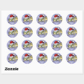 クリスマスレオパードゲッコー ラウンドシール (シート)