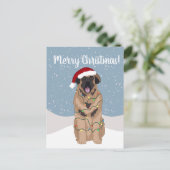 クリスマスレオンベルガー ポストカード (スタンド正面)