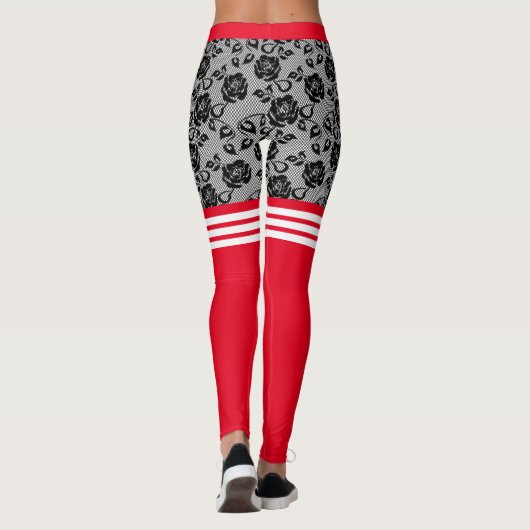 クリスマスレギンスサンフェイクタバラレースOTKソックス レギンス (裏面)