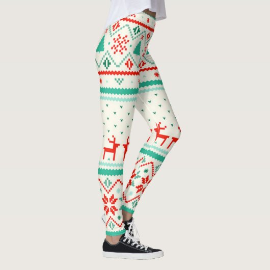 クリスマスレギンス/トナカイとハート レギンス (右)