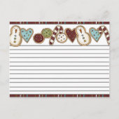 クリスマスレシピカード シーズンポストカード (正面)