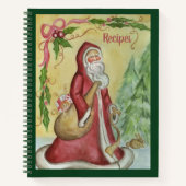 クリスマスレシピクックブック ノートブック (正面)