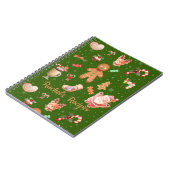 クリスマスレシピノート ノートブック (左側)