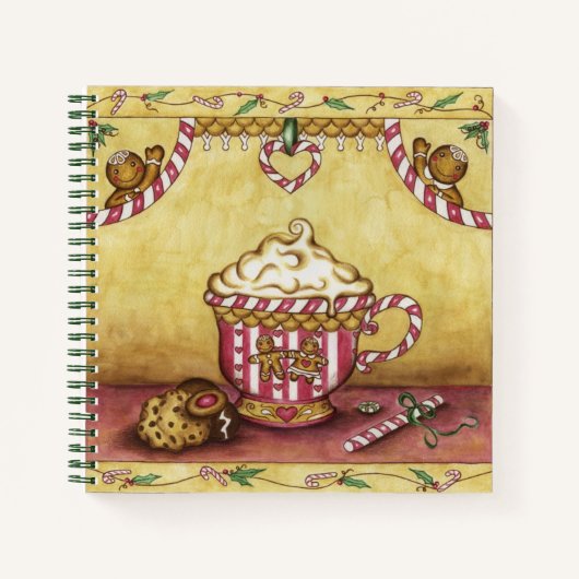 クリスマスレシピ料理本ギフト ノートブック (正面)