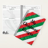 クリスマスレシピ書 ノートブック (内側)
