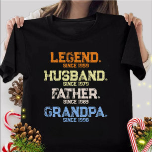 クリスマスレジェンドファーダディGRANDPA カスタマイズ Tシャツ