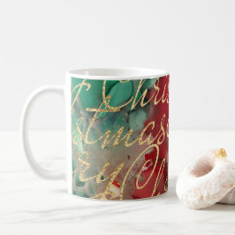 クリスマスレズグリーン11オズ。 コーヒーマグカップ