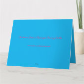 クリスマスレズフラミンゴスフラミンゴベルズカスタム カード (裏面)