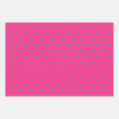 クリスマスレズフラミンゴスフラミンゴベルズカスタム ラッピングペーパーシート (正面2)