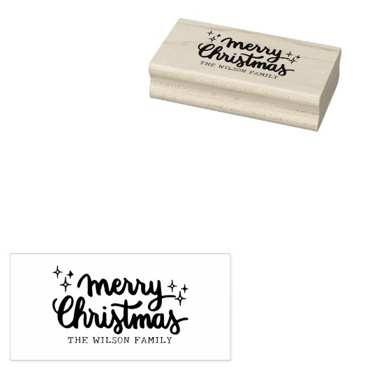 クリスマスレタリング書道メリークリスマス ラバースタンプ (押印)