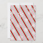 クリスマスレターカードからの小妖精や小人ガールレター 招待状 (裏面)