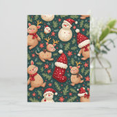 クリスマスレターカード セーブザデート (スタンド正面)