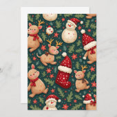 クリスマスレターカード セーブザデート (正面/裏面)