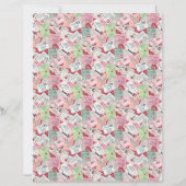 クリスマスレターズトゥサンタスクラップブック紙 (裏面)