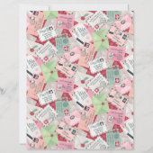 クリスマスレターズトゥサンタスクラップブック紙 (正面)