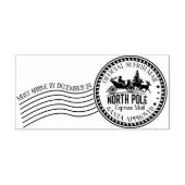 クリスマスレターノースポールメ表現ール ラバースタンプ (インプリント)