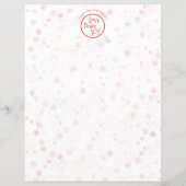 クリスマスレターパーソナルホリデーラブピースジョイ (正面)