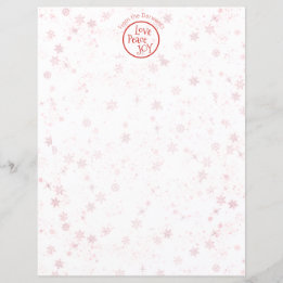 クリスマスレターパーソナルホリデーラブピースジョイ