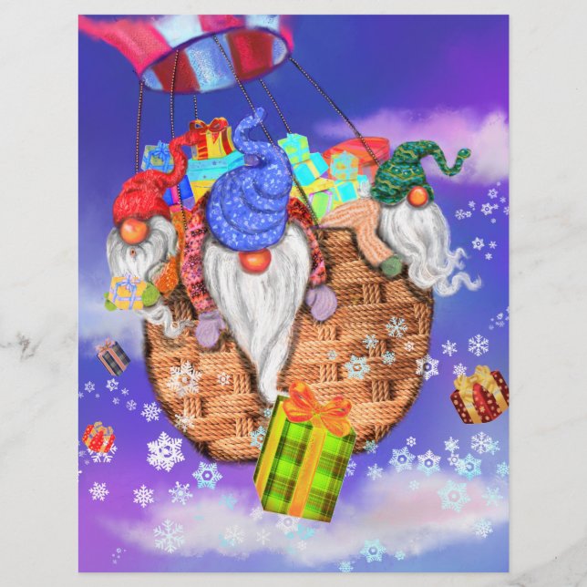 クリスマスレターヘッド(ギフト付き与え格言) レターヘッド (裏面)