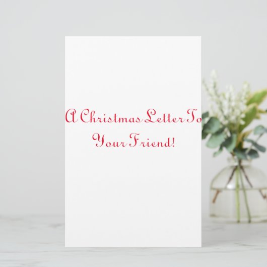 クリスマスレター文房具紙 便箋 (スタンド正面)