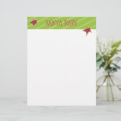 クリスマスレター紙 – サンタベビースター (スタンド正面)