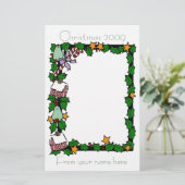 クリスマスレター2009 便箋 (スタンド正面)