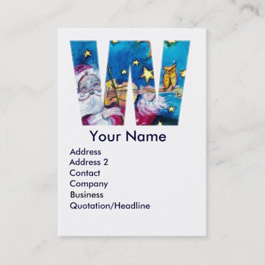 クリスマスレター/サンタモインスパイアノグラム 名刺 (正面)