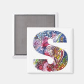 クリスマスレター/サンタ遊のハープ マグネット (正面/裏面)