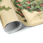 クリスマスレター，葵の木，子猫と胸 ラッピングペーパー (ロールコーナー)