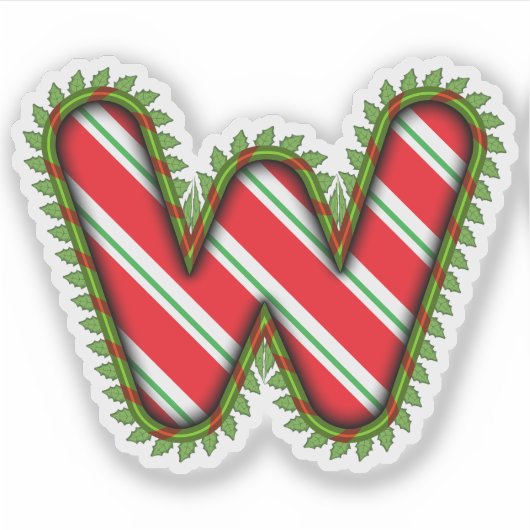 クリスマスレターW シール (正面)