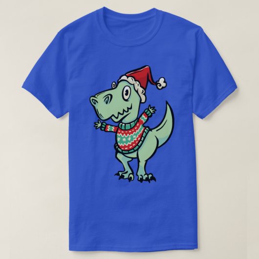 クリスマスレックスセーター Tシャツ (デザイン正面)