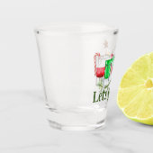 クリスマスレッツ点灯パーティーを取得おもしろい ショットグラス (左)