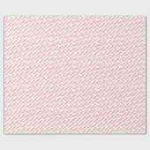 クリスマスレッドいけなクリスマスホリデーデザイン ラッピングペーパー (フラット)