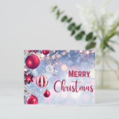 クリスマスレッドつるボーブルの聖降誕祭 シーズンポストカード (スタンド正面)