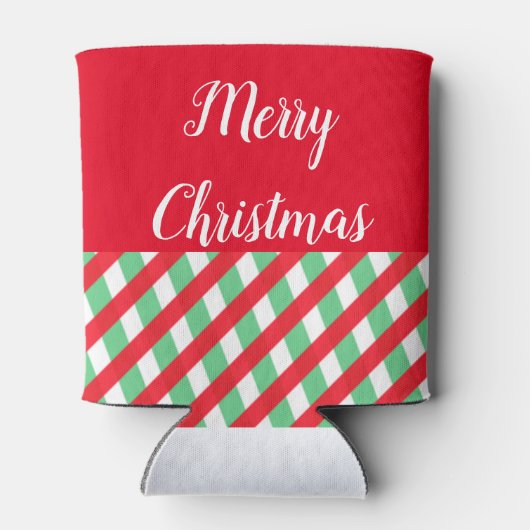 クリスマスレッドとグリーンクール 缶クーラー (裏面)