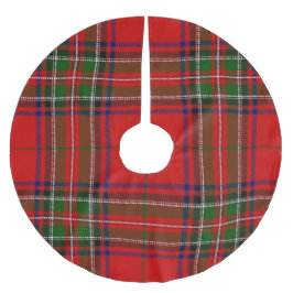 クリスマスレッドとグリーンプライドのツリースカート ブラッシュドポリエステルツリースカート