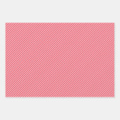 クリスマスレッドとピンクの贈り物 ラッピングペーパーシート (正面2)